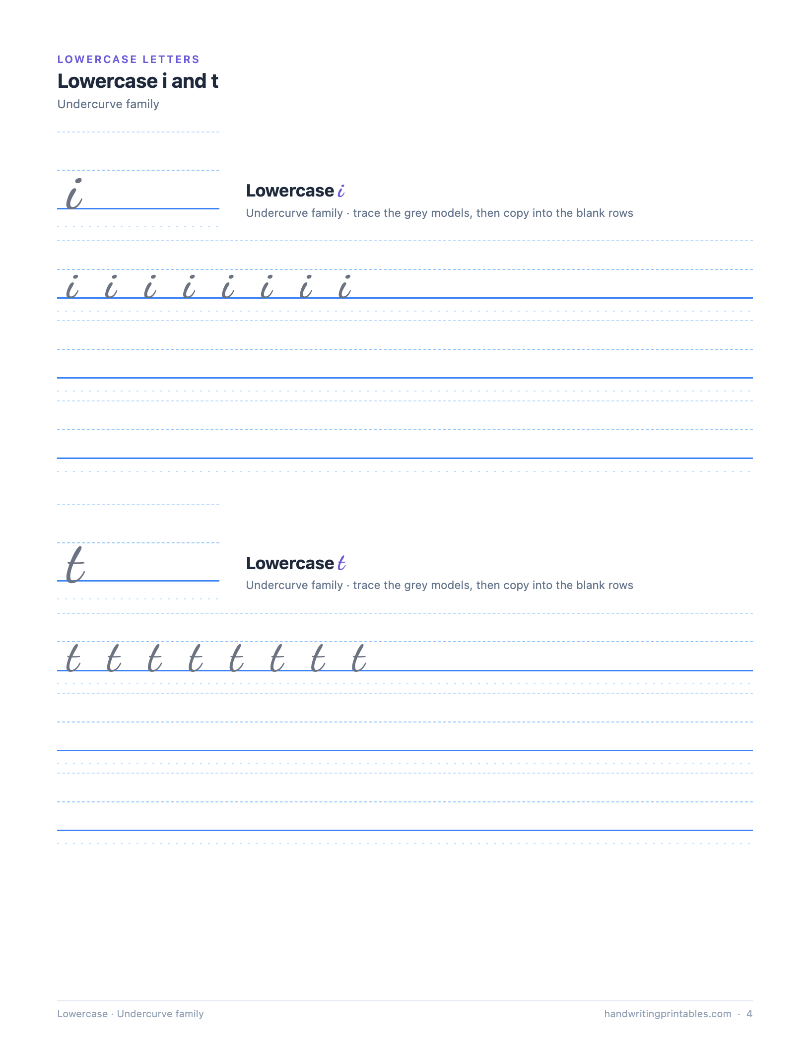 The Complete Cursive Workbook (Printable PDF)